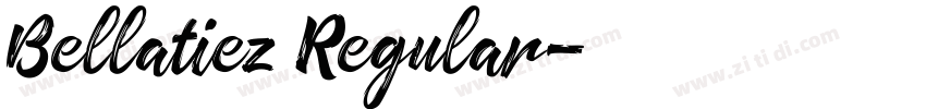Bellatiez Regular字体转换